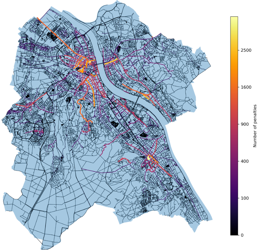 Parking violations in Bonn
